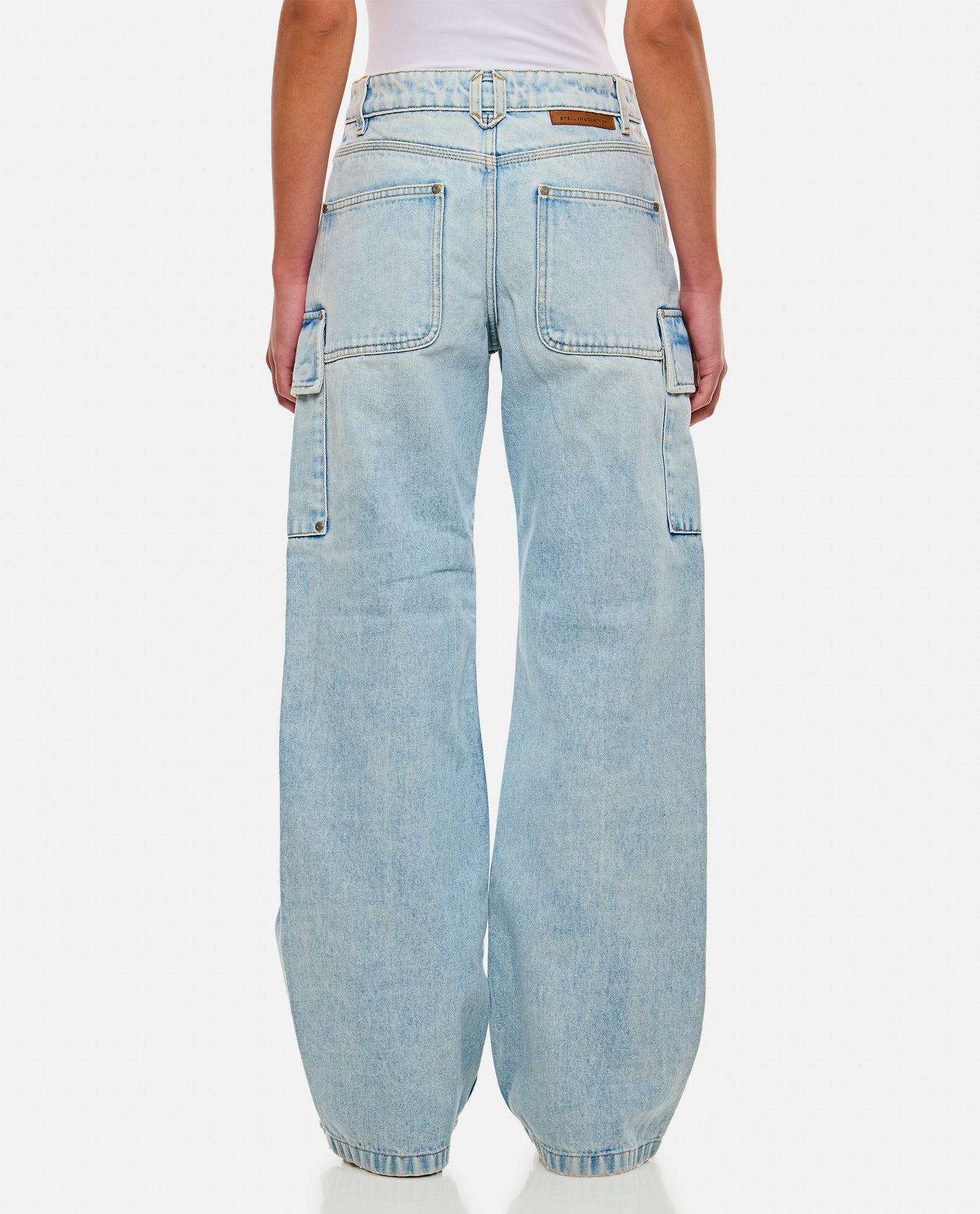 Stella Mccartney Women Front Zip Cargo Denim STELLA MCCARTNEY