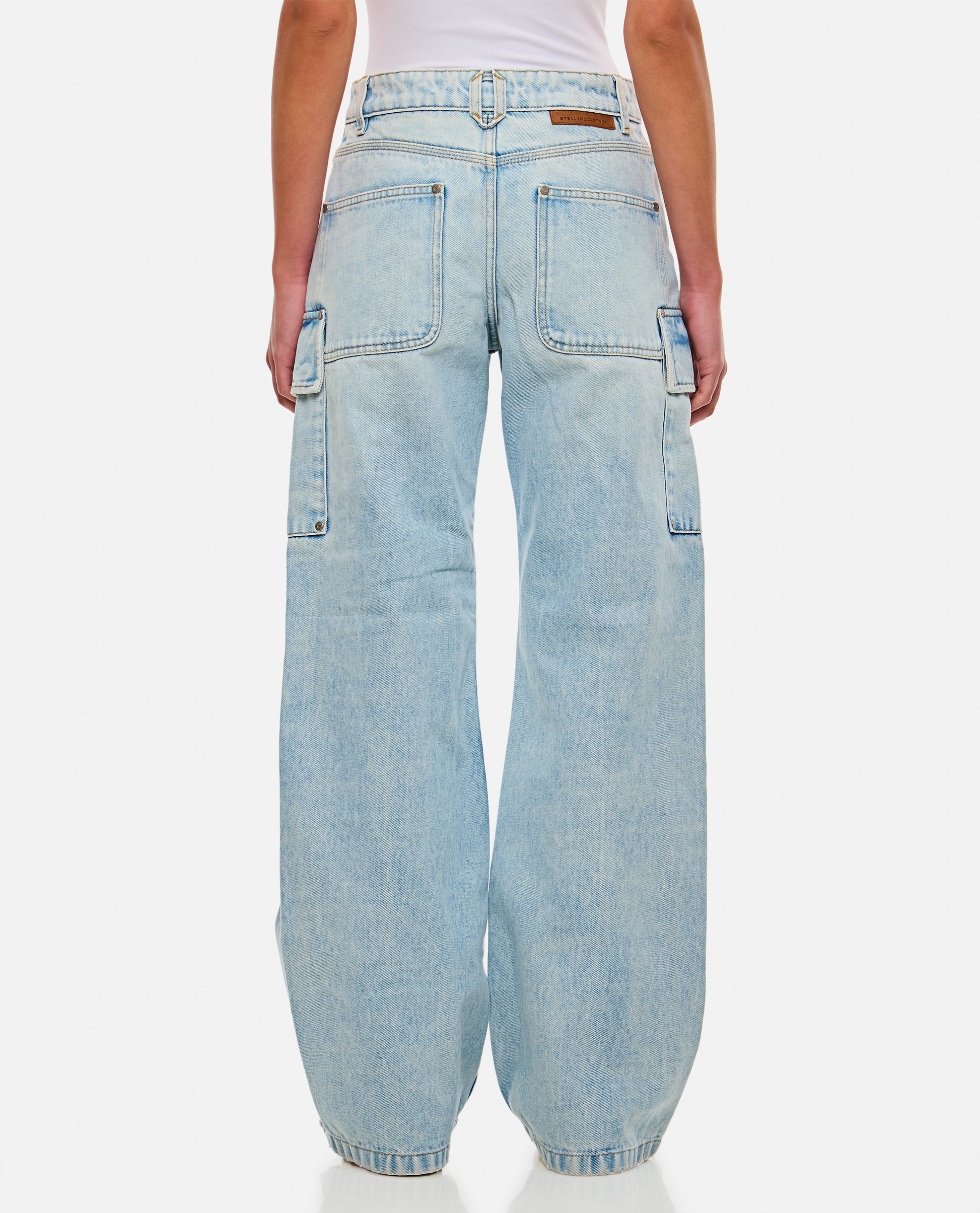Stella Mccartney Women Front Zip Cargo Denim STELLA MCCARTNEY