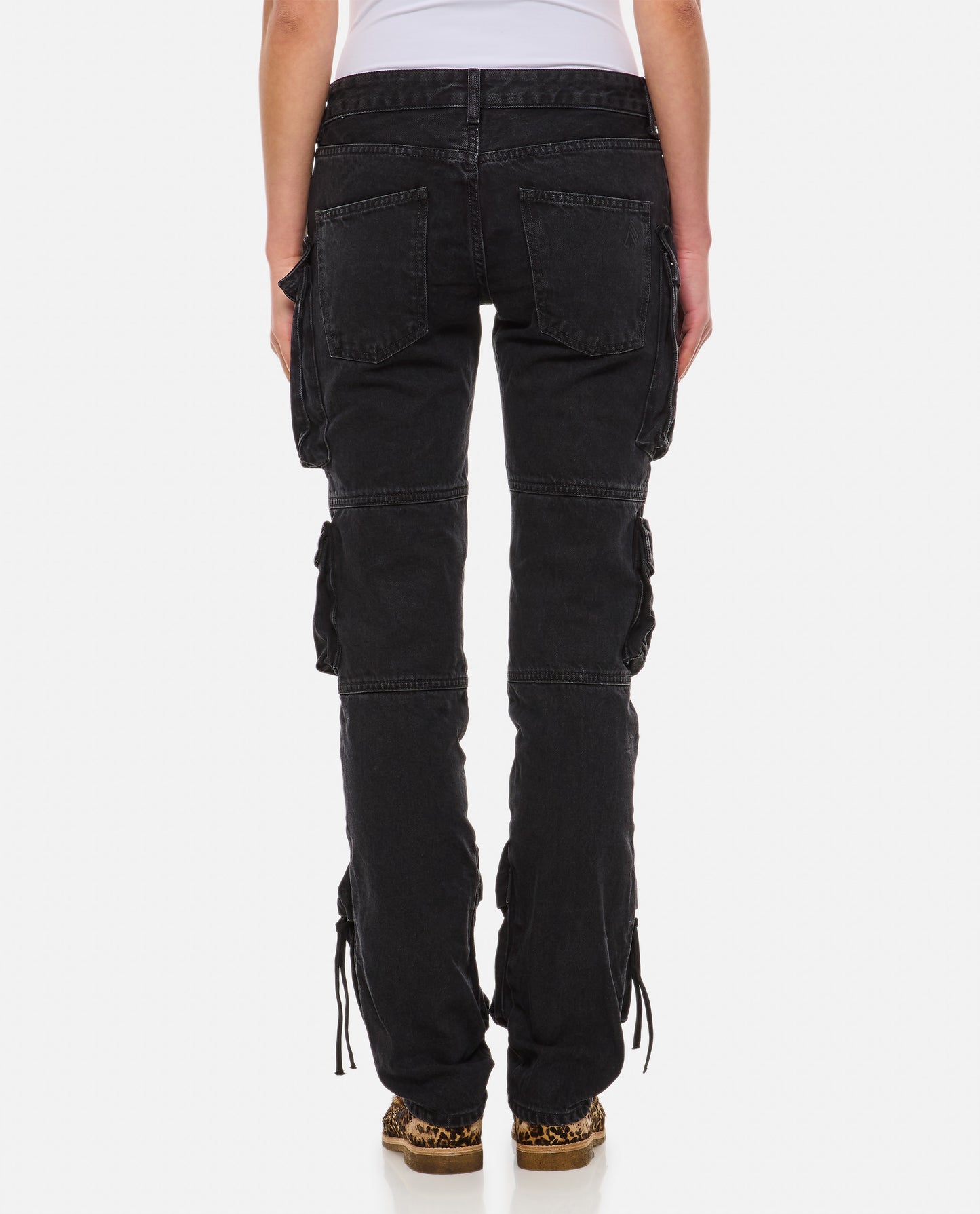 The Attico Women Essie Denim Cargo Pants THE ATTICO