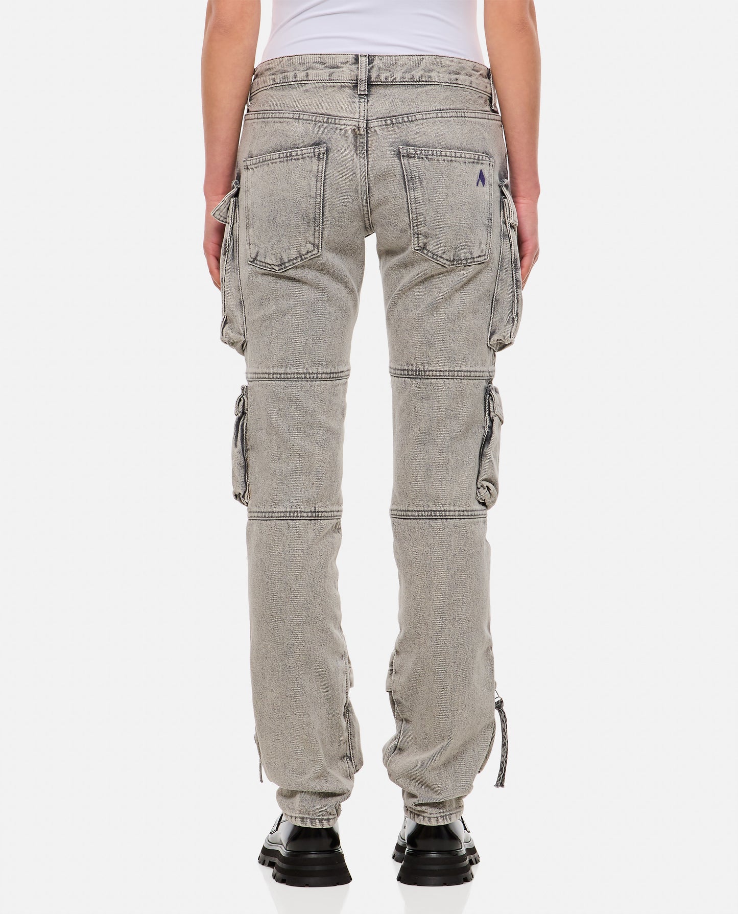 The Attico Women Essie Denim Cargo Pants THE ATTICO