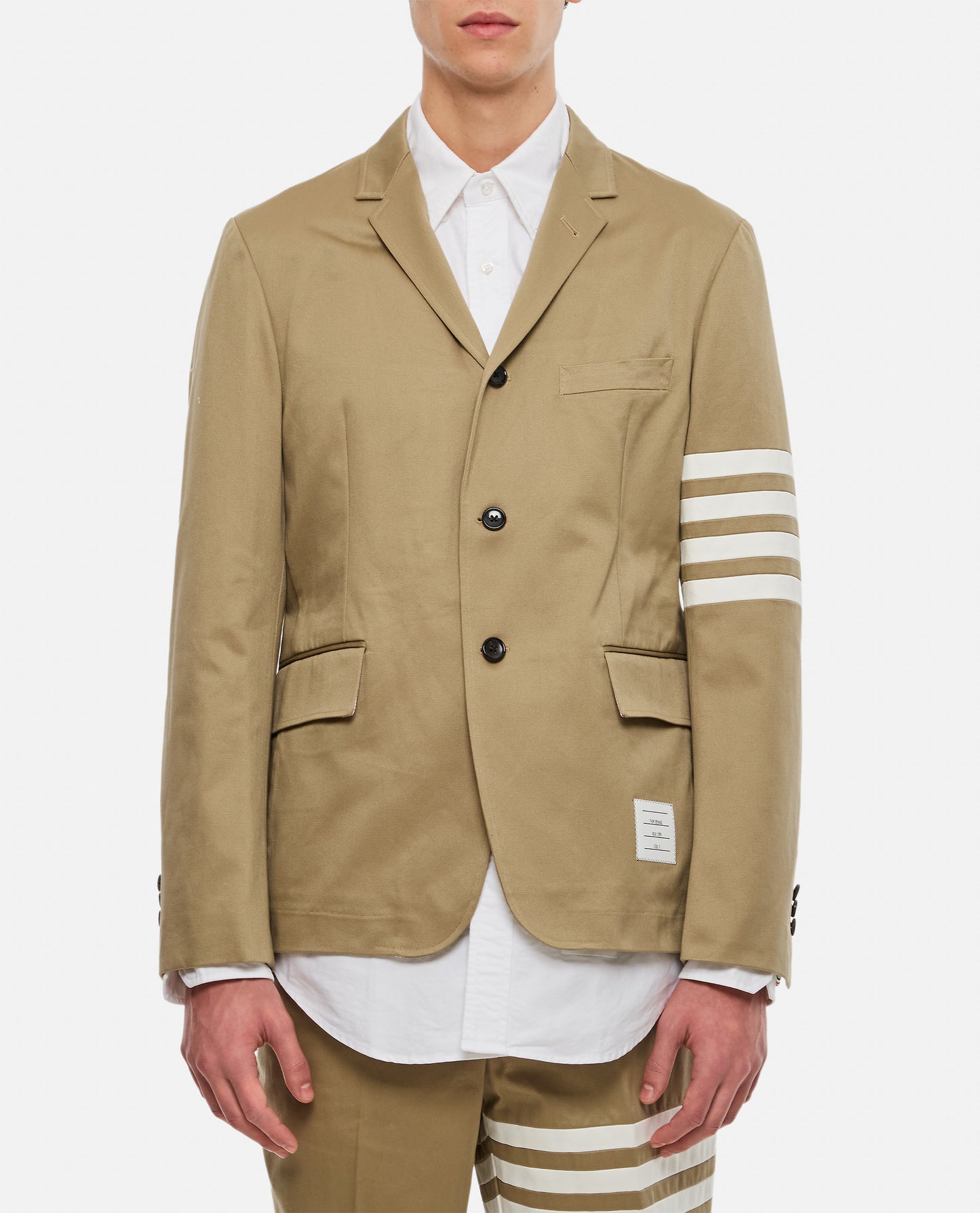 Thom Browne Men Classic Sport Jacket W/ 4 Bar In Cotton Twill THOM BROWNE