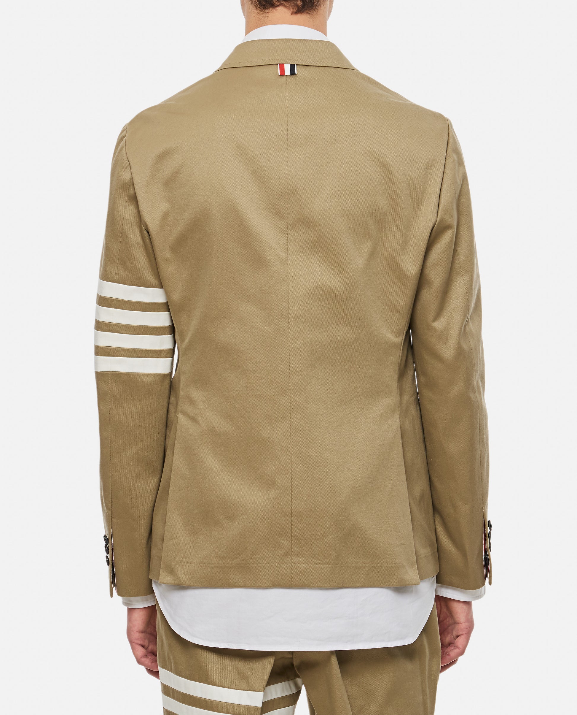 Thom Browne Men Classic Sport Jacket W/ 4 Bar In Cotton Twill THOM BROWNE