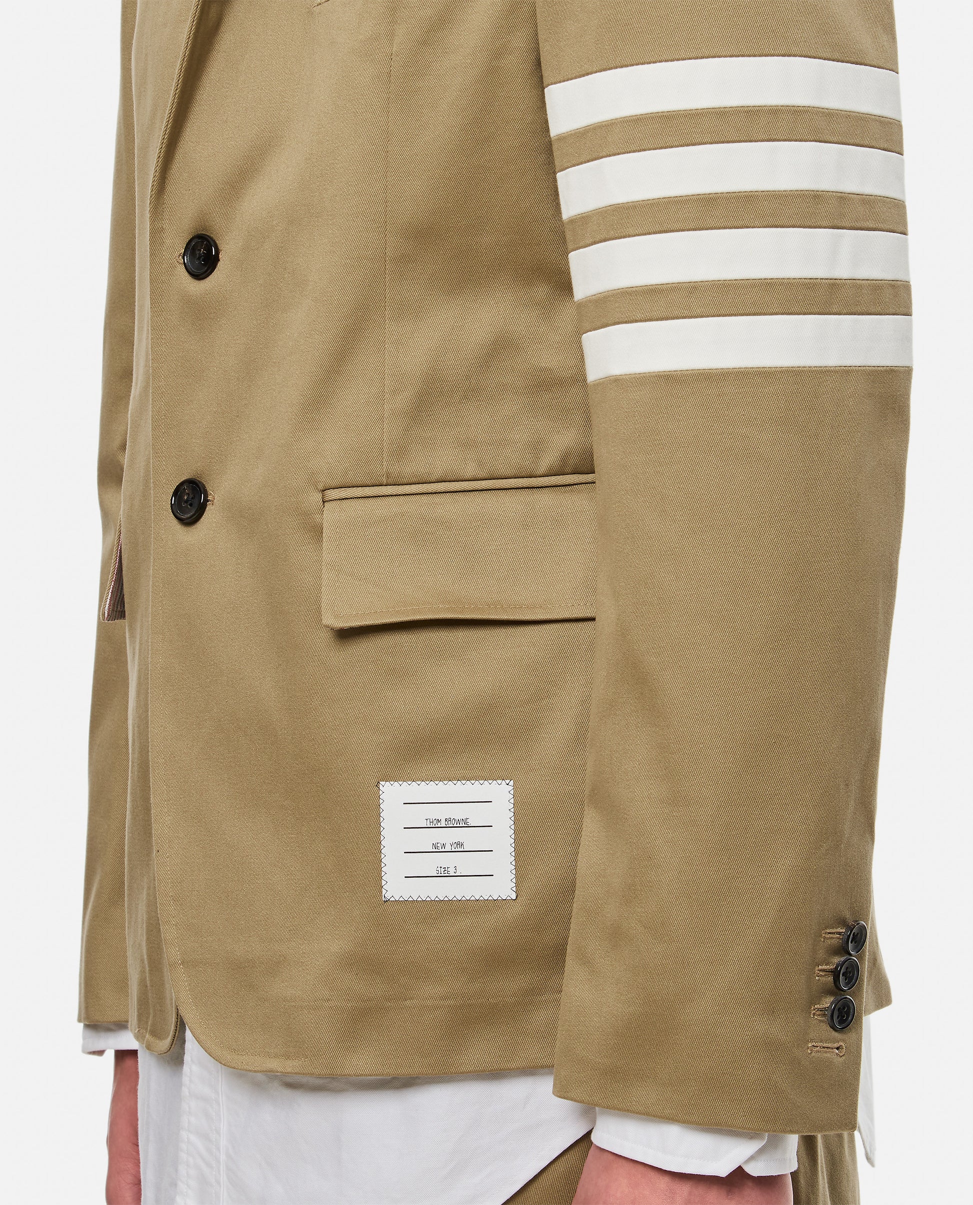 Thom Browne Men Classic Sport Jacket W/ 4 Bar In Cotton Twill THOM BROWNE
