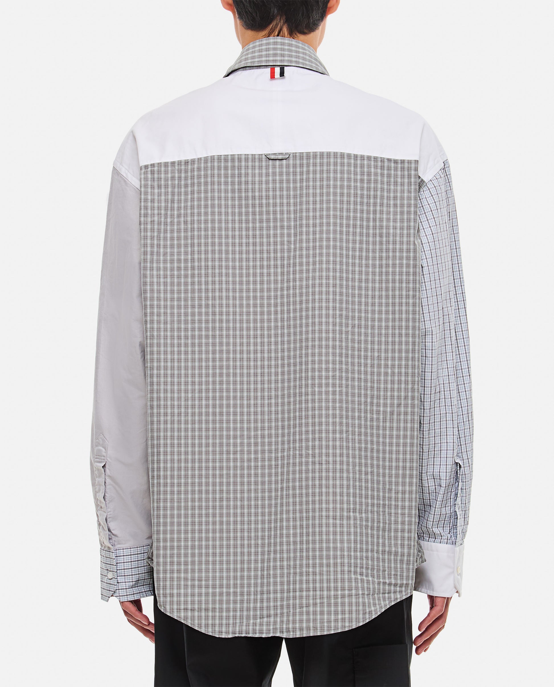 Thom Browne Men Oversized Cotton Shirt THOM BROWNE