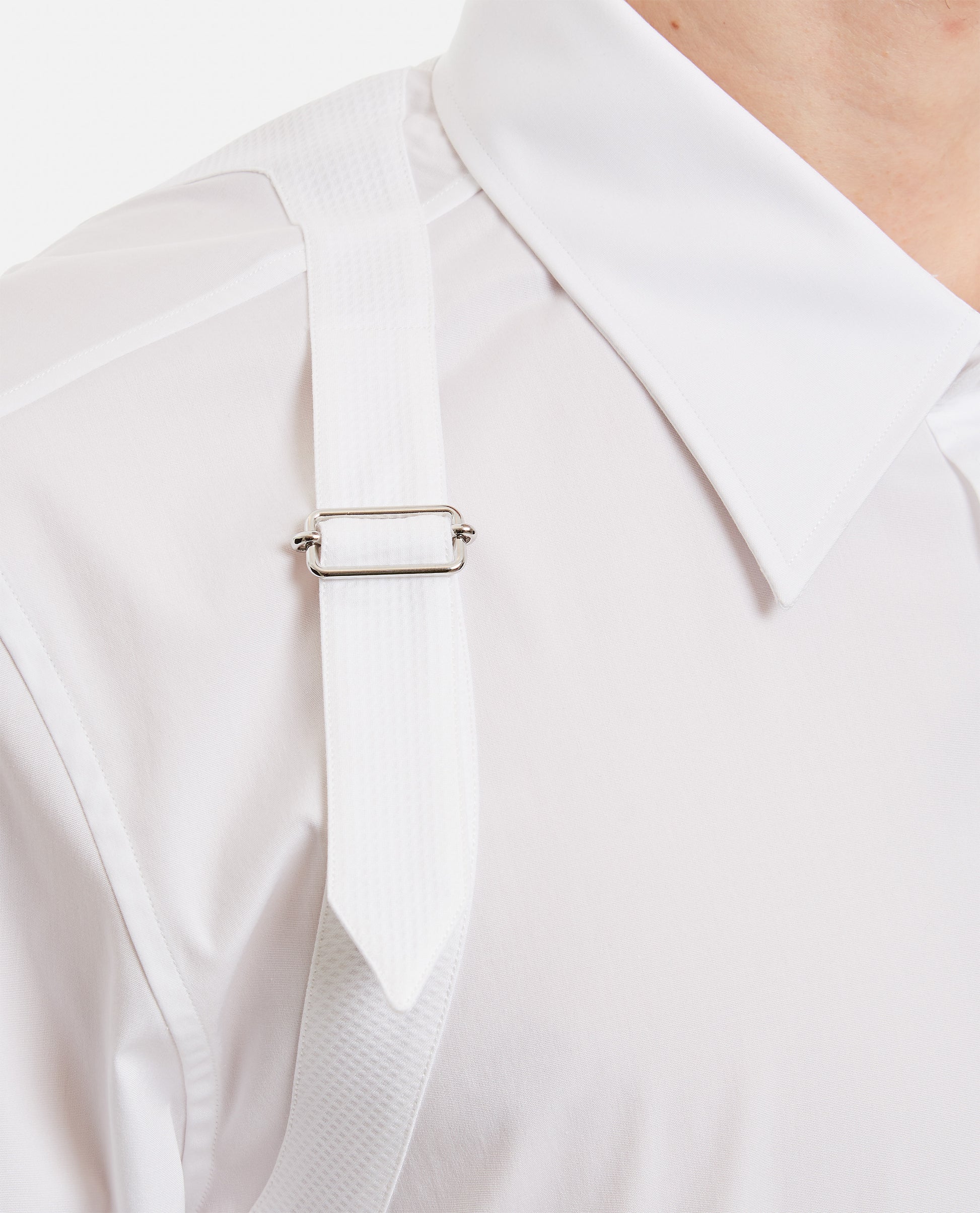 Alexander Mcqueen Men Harness Cotton Shirt ALEXANDER MCQUEEN