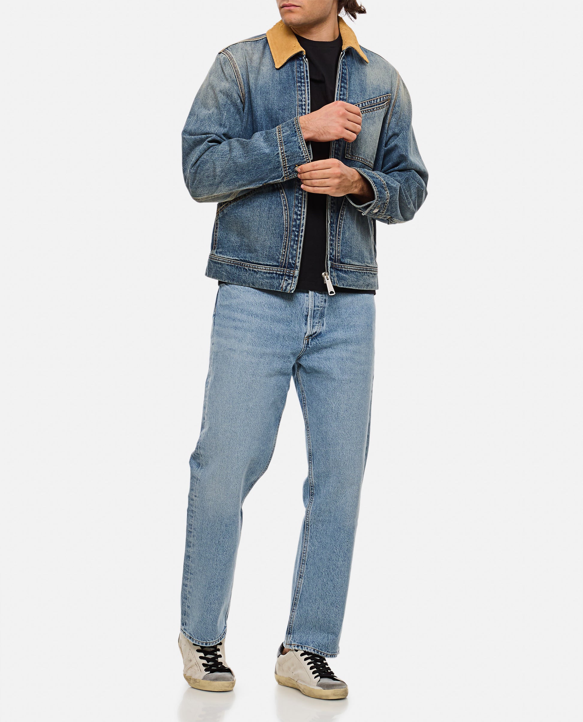 Alexander Mcqueen Men Denim Workwear Jacket ALEXANDER MCQUEEN