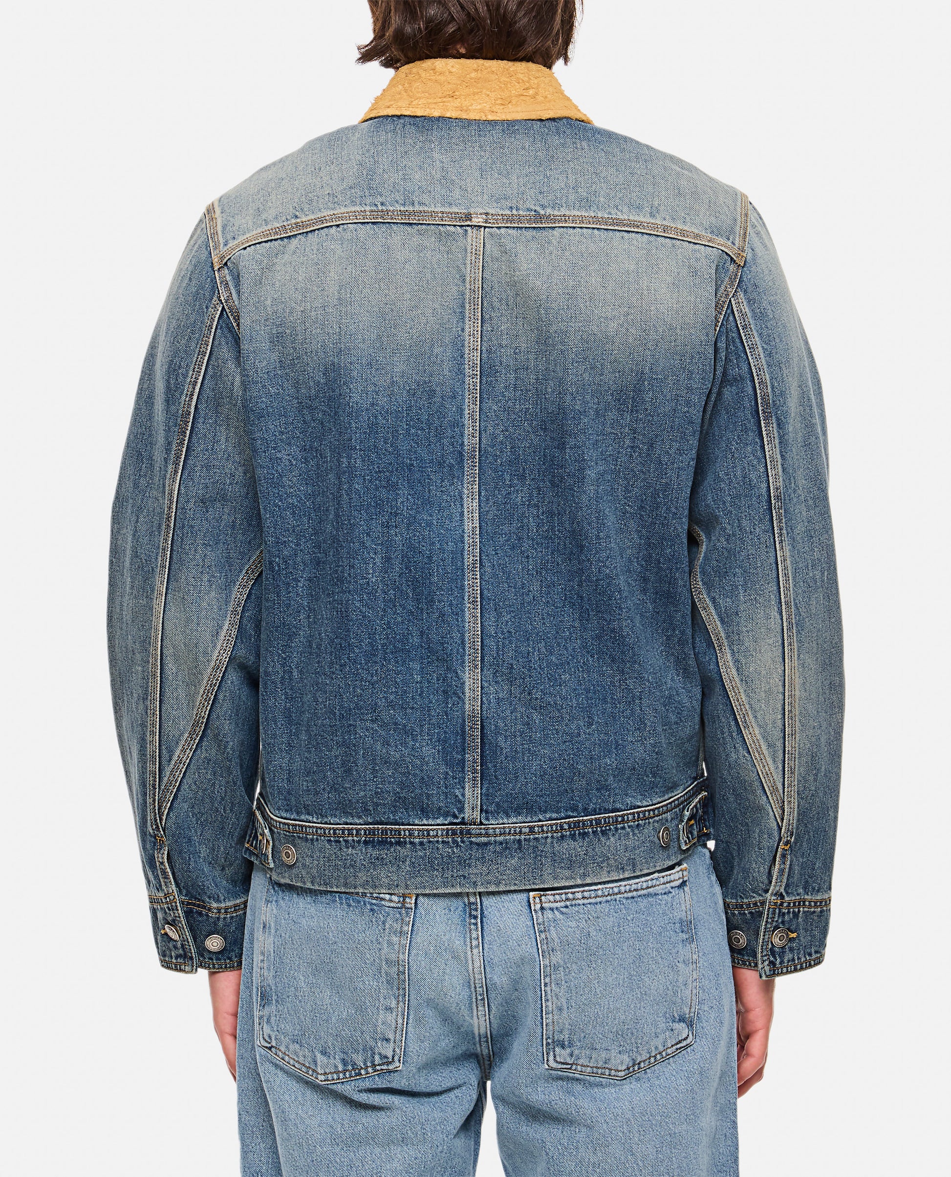 Alexander Mcqueen Men Denim Workwear Jacket ALEXANDER MCQUEEN