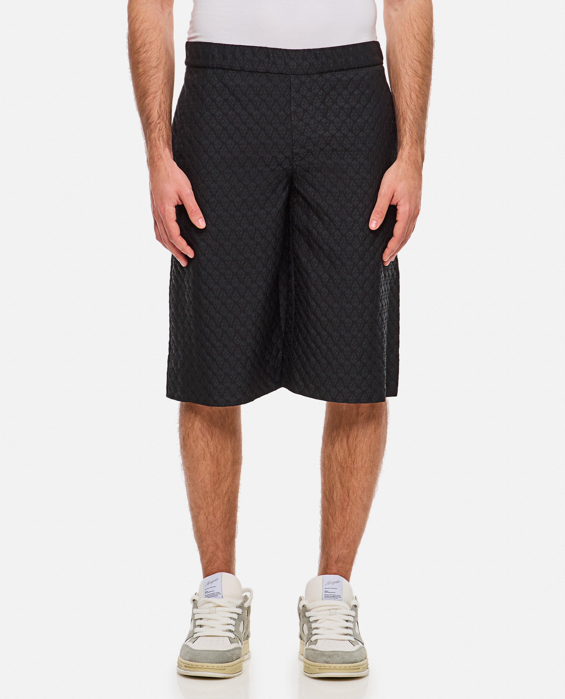 Alexander Mcqueen Men Printed Pyjama Shorts ALEXANDER MCQUEEN