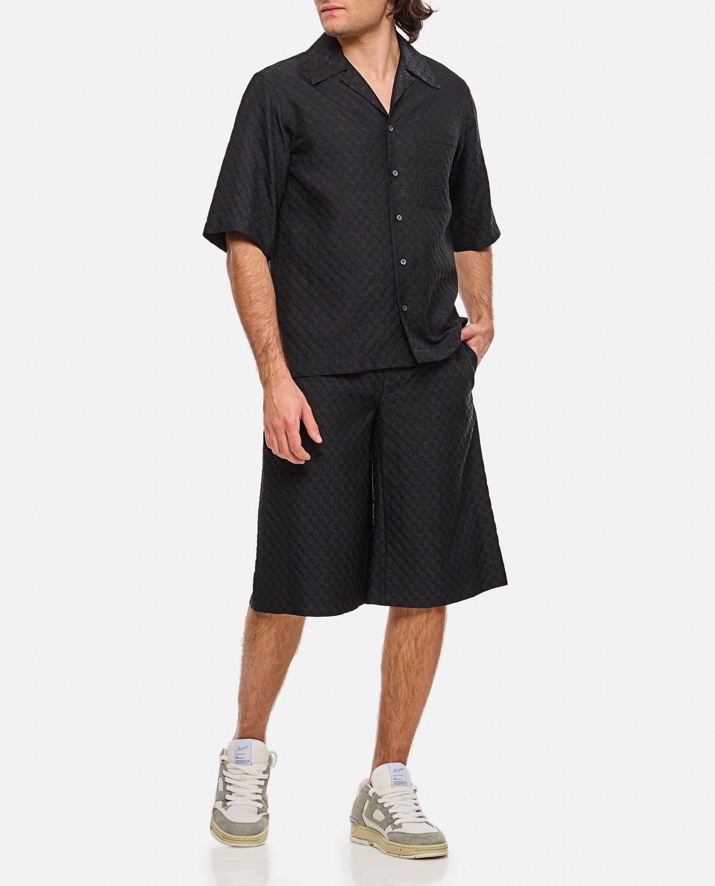 Alexander Mcqueen Men Printed Pyjama Shorts ALEXANDER MCQUEEN