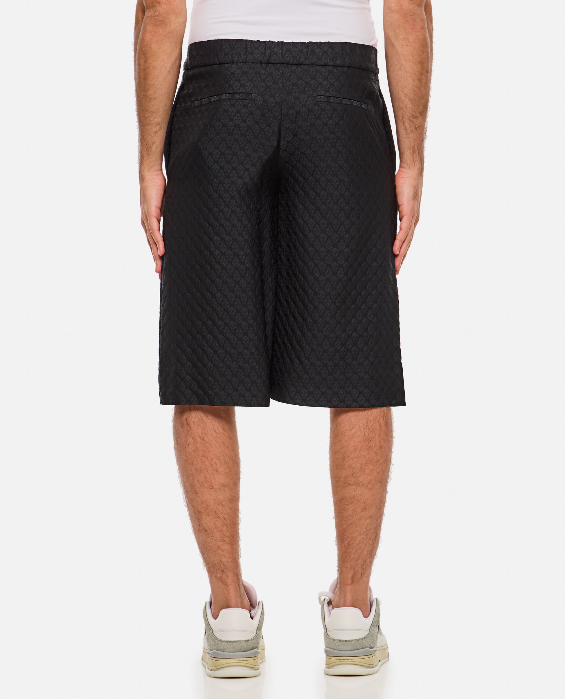 Alexander Mcqueen Men Printed Pyjama Shorts ALEXANDER MCQUEEN