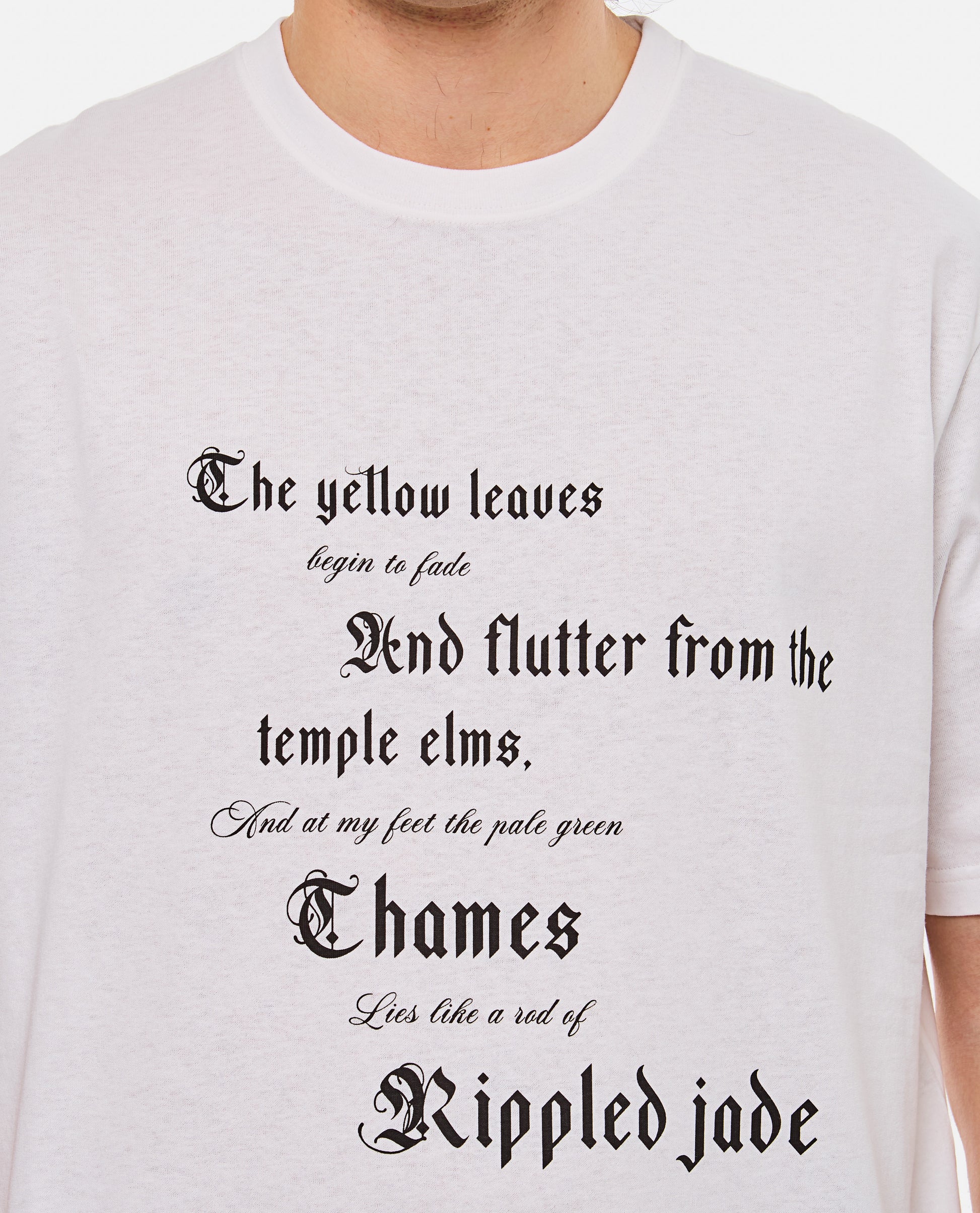 Alexander Mcqueen Men Printed T-Shirt ALEXANDER MCQUEEN