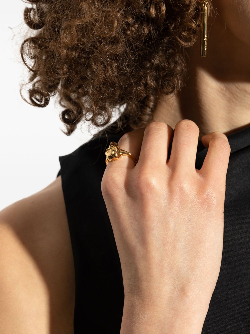 Alexander Mcqueen Women Skull Ring ALEXANDER MCQUEEN