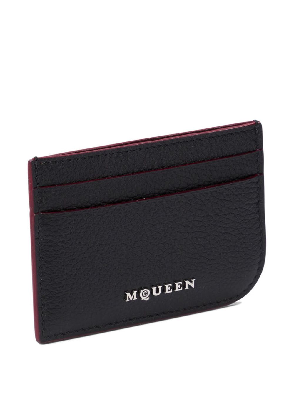 Alexander Mcqueen Women Sling Leather Card Case