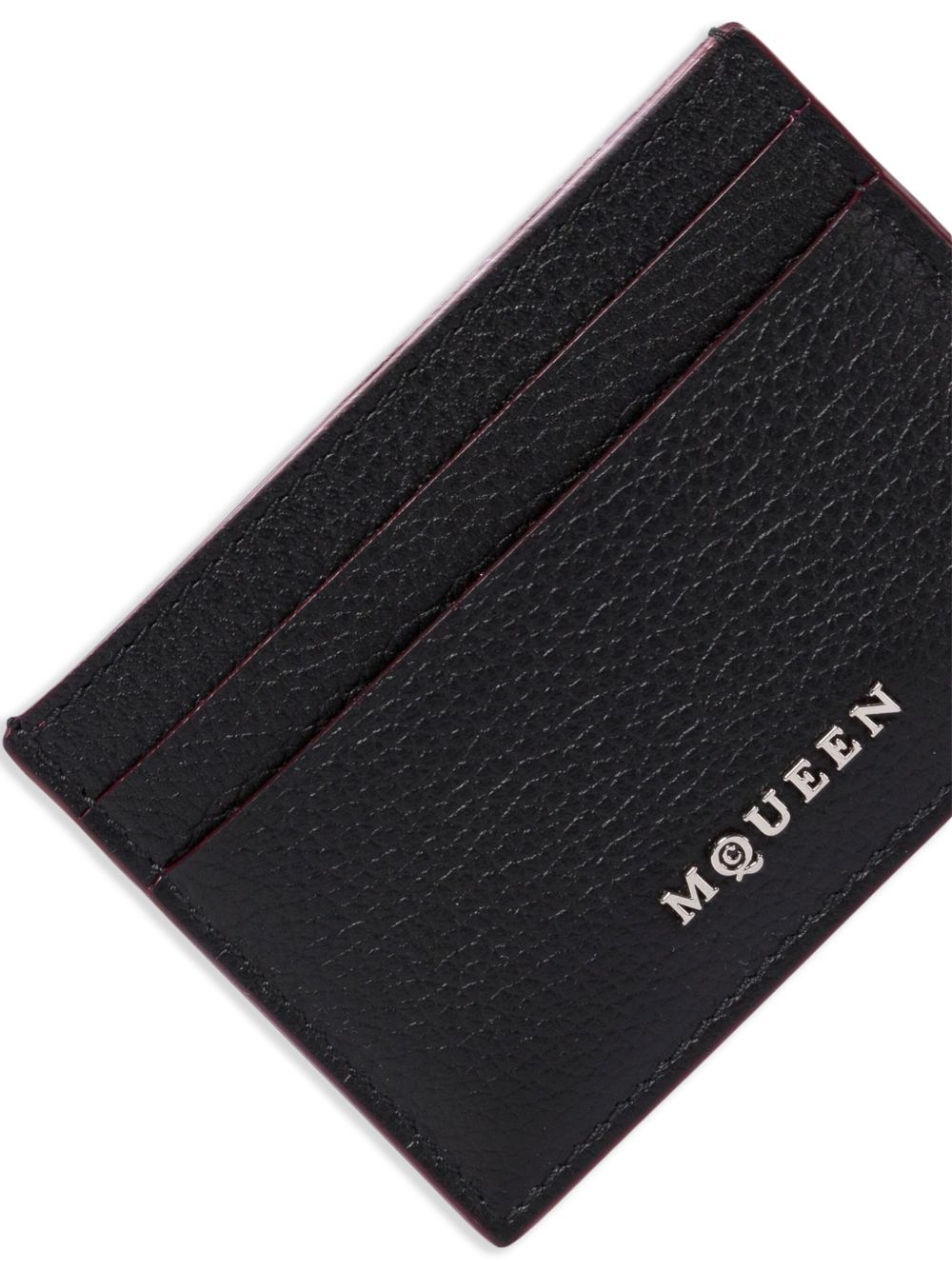 Alexander Mcqueen Women Sling Leather Card Case
