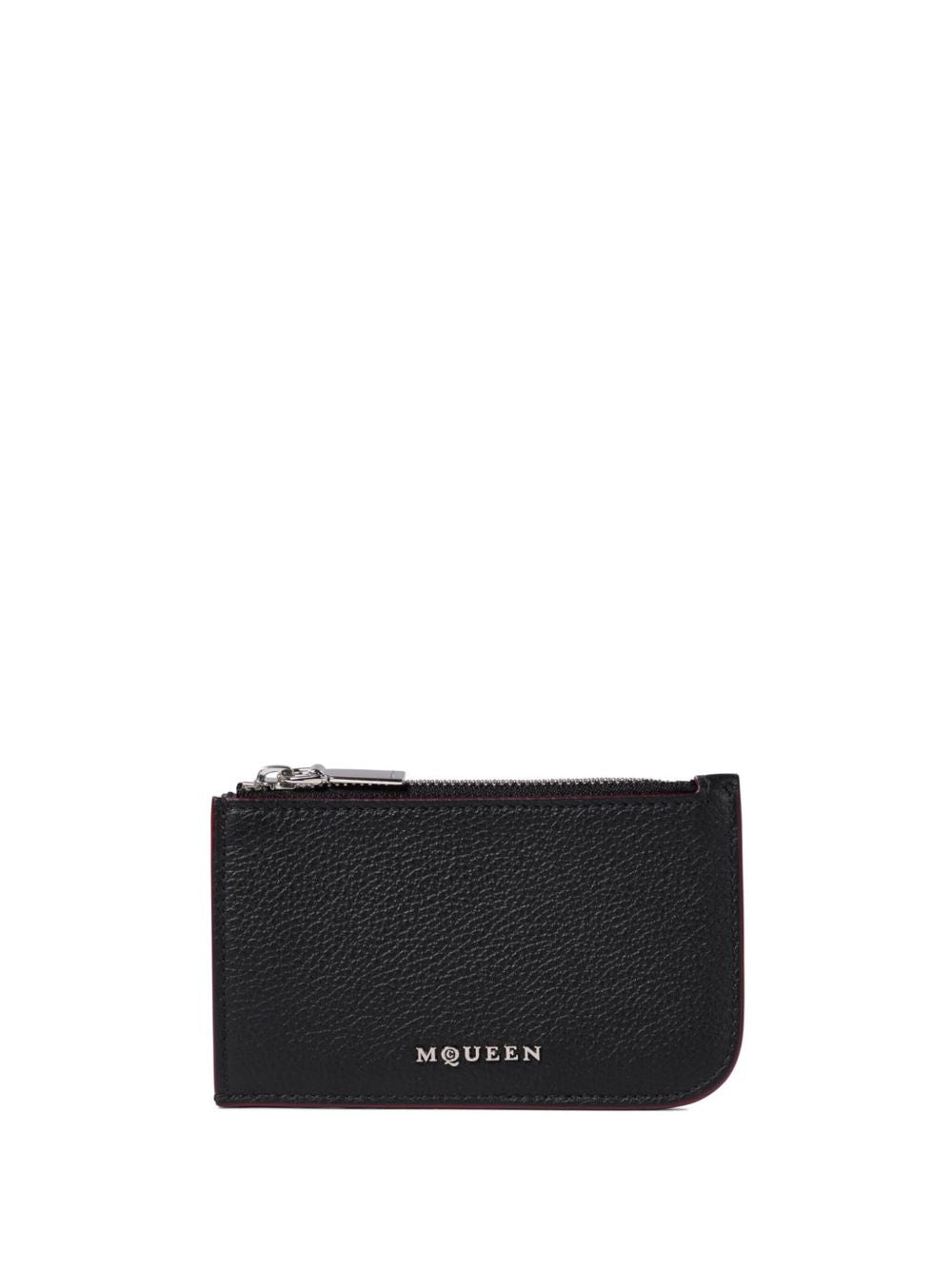 Alexander Mcqueen Women Sling Leather Card Case