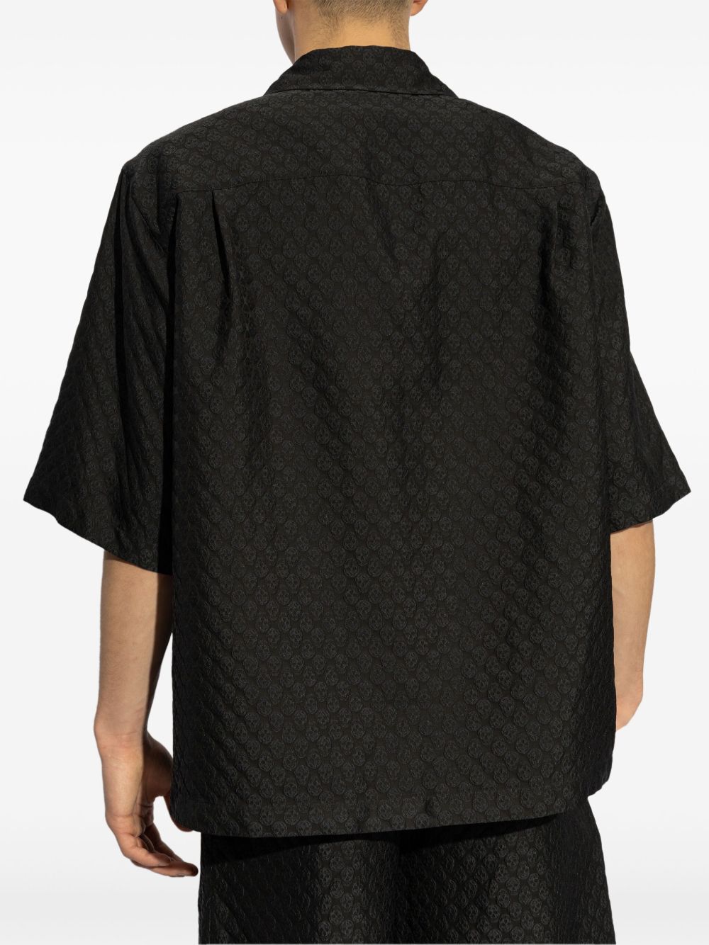 Alexander Mcqueen Men Skull Print Shirt ALEXANDER MCQUEEN