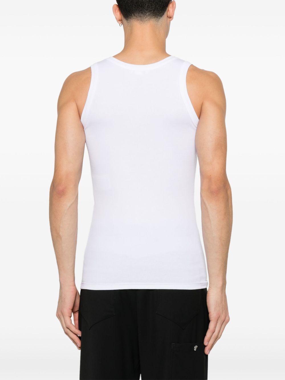 Alexander Mcqueen Men Skull Cotton Tank Top ALEXANDER MCQUEEN