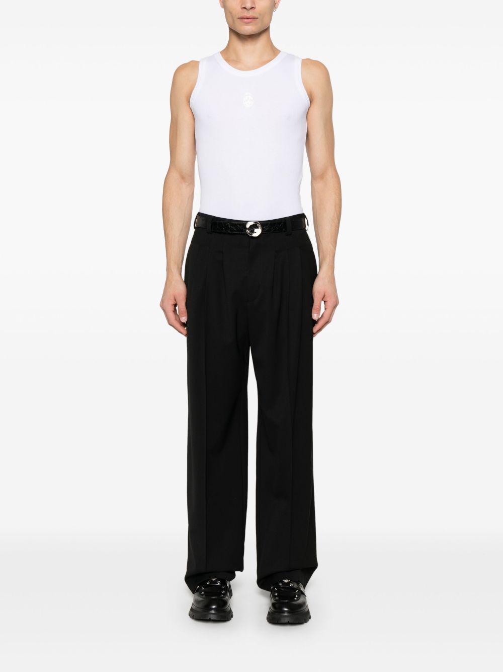 Alexander Mcqueen Men Skull Cotton Tank Top ALEXANDER MCQUEEN