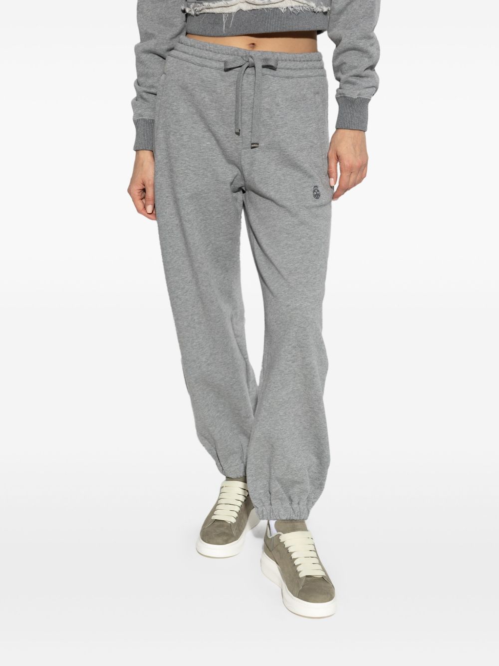 Alexander Mcqueen Women Logo Cotton Sweatpants ALEXANDER MCQUEEN