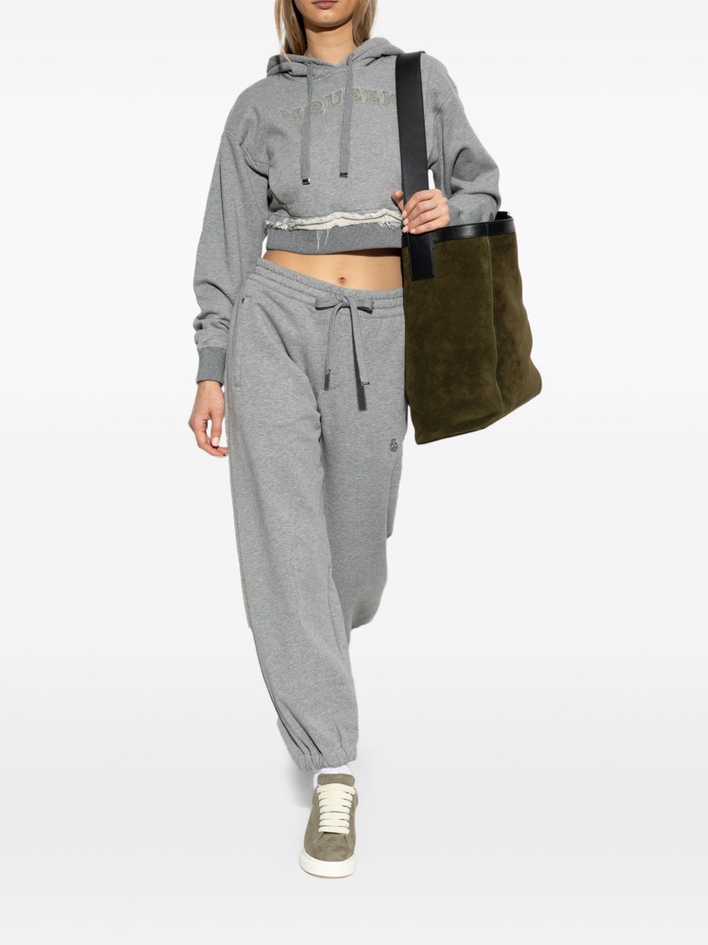 Alexander Mcqueen Women Logo Cotton Sweatpants ALEXANDER MCQUEEN