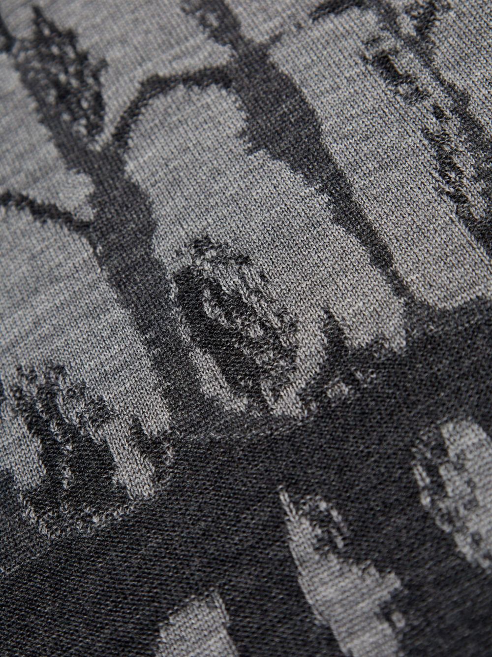 Alexander Mcqueen Men Skull Wool Sweater ALEXANDER MCQUEEN