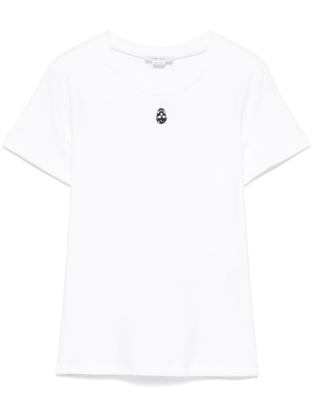 Alexander Mcqueen Women Skull Cotton T-Shirt ALEXANDER MCQUEEN