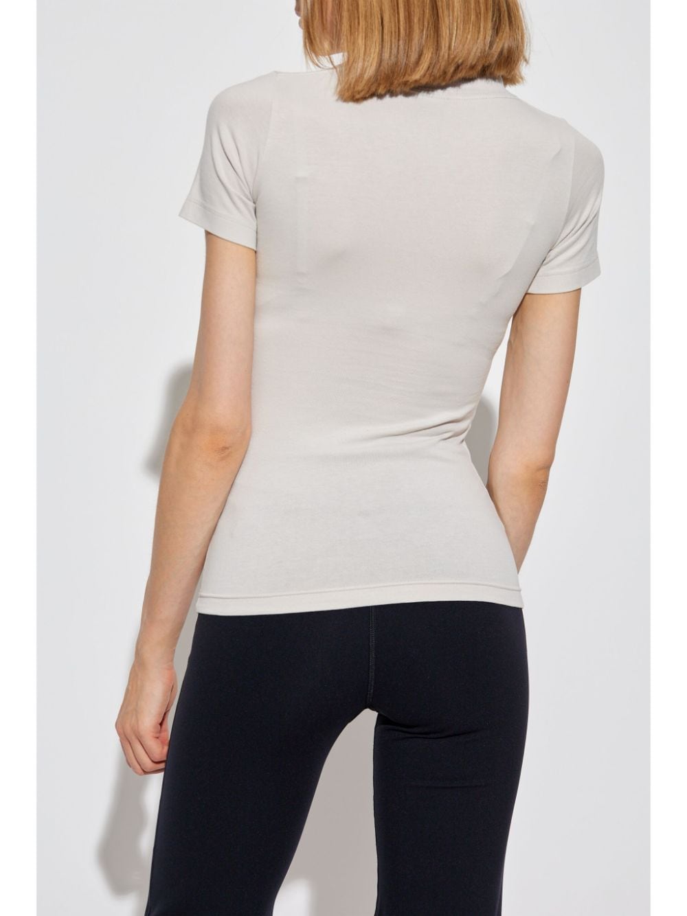 Balenciaga Women Logo Cotton T-Shirt