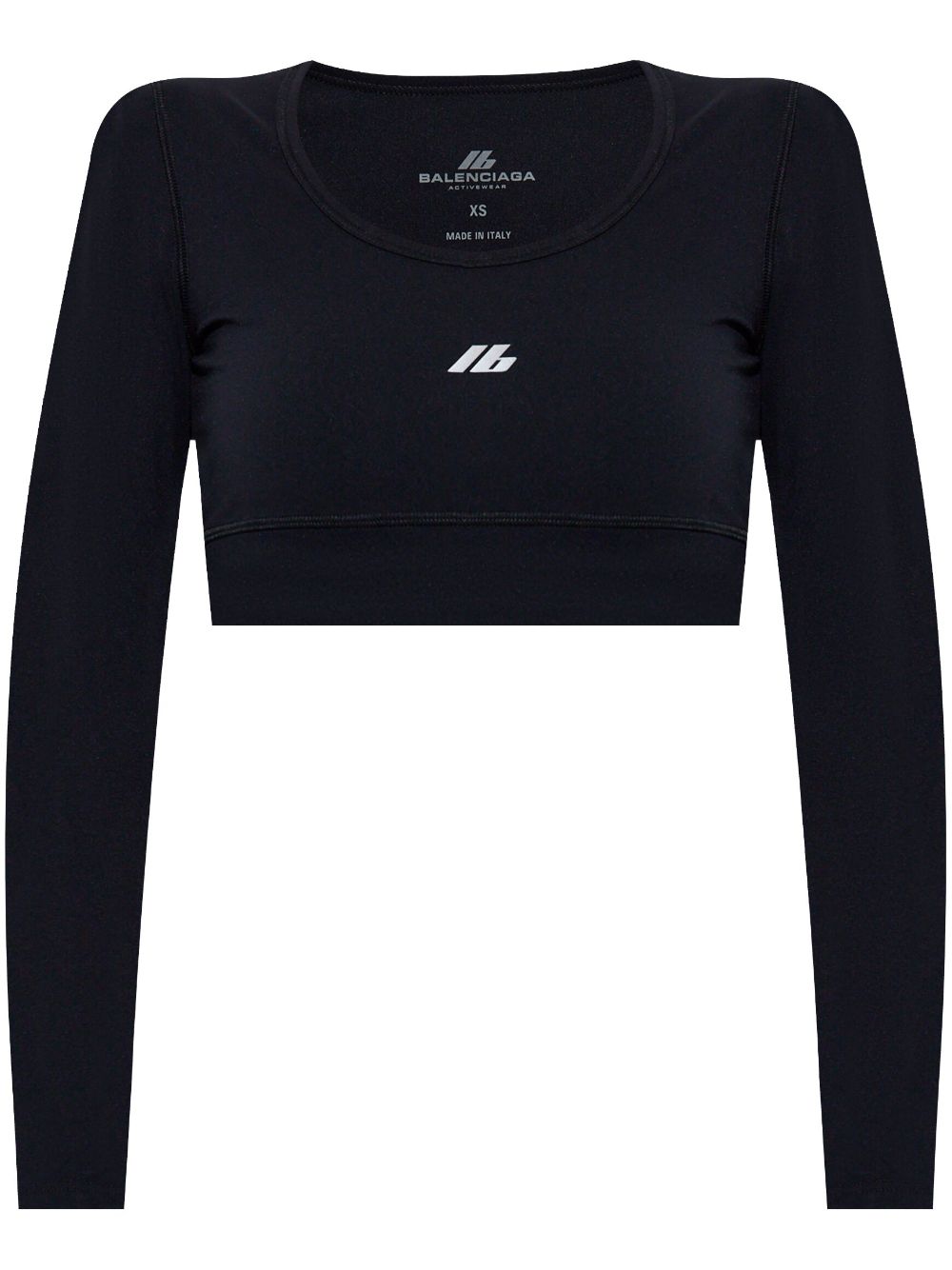 Balenciaga Women Logo Cropped Top BALENCIAGA