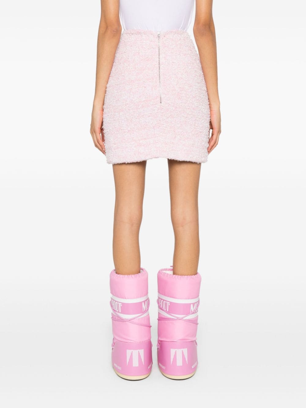 Balenciaga Women Tweed Mini Skirt BALENCIAGA