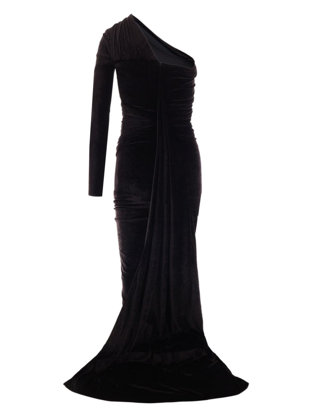Balenciaga Women Velvet Long Dress BALENCIAGA