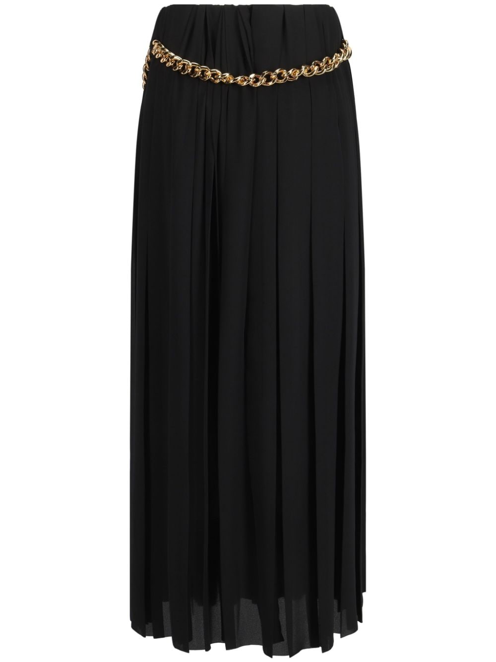 Balenciaga Women Chain Embellished Pleated Skirt BALENCIAGA
