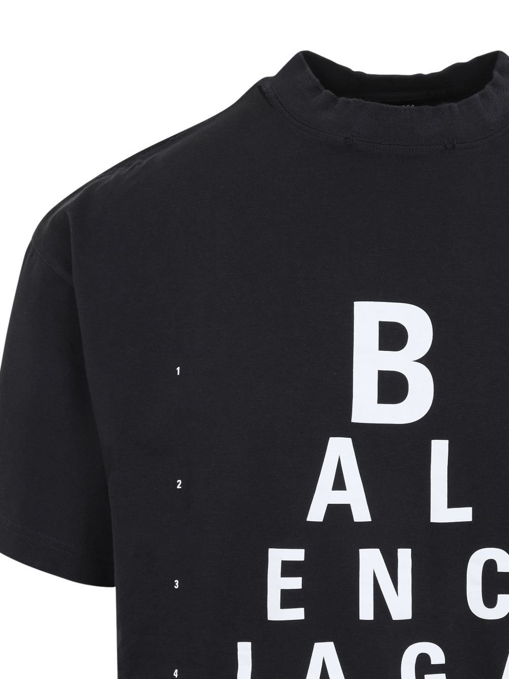 Balenciaga Women Optical Cotton T-Shirt BALENCIAGA