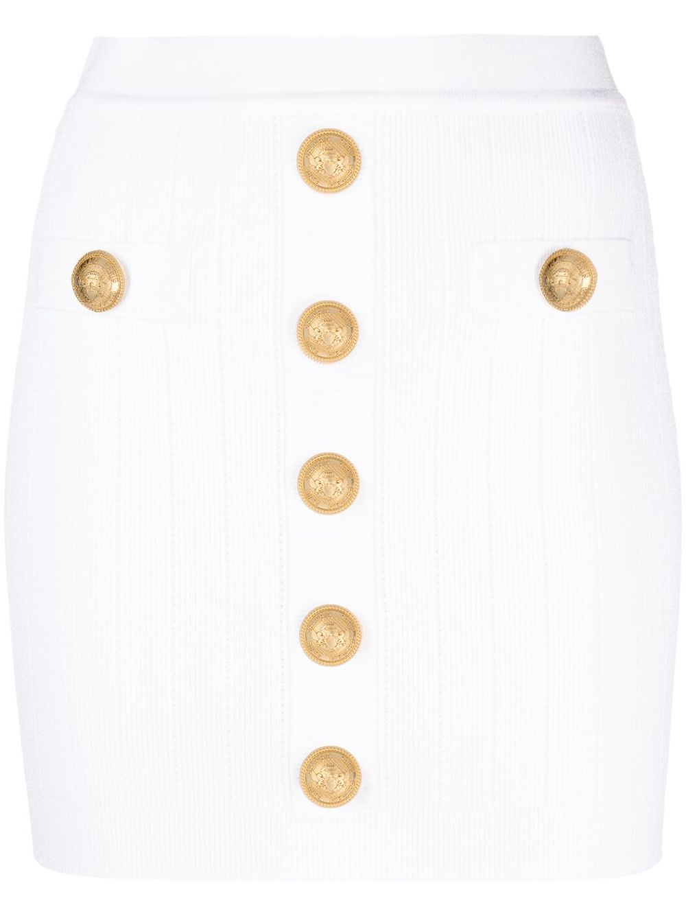 Balmain Women Knitted Mini Skirt
