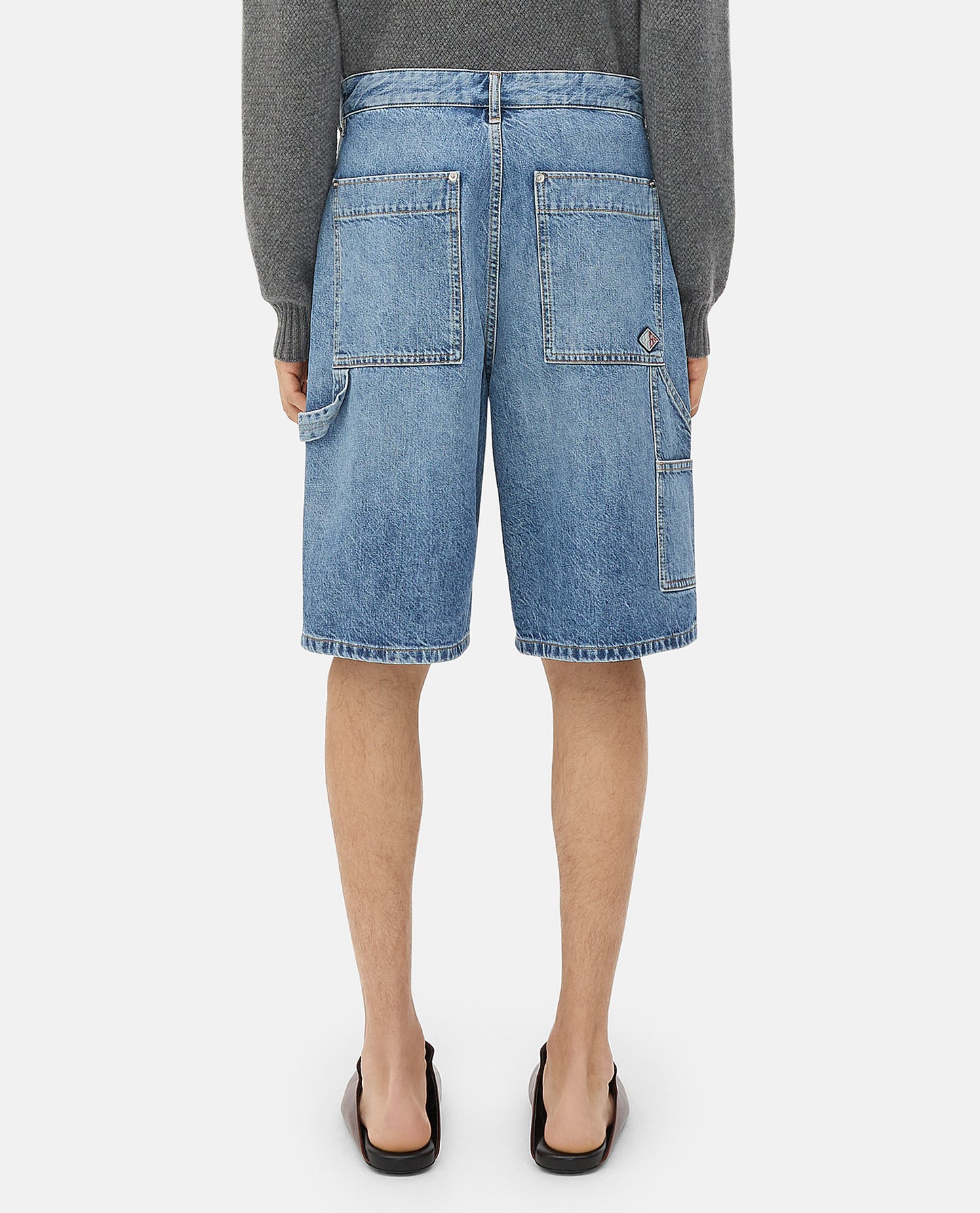 Bottega Veneta Men Bermuda Cargo Denim BOTTEGA VENETA