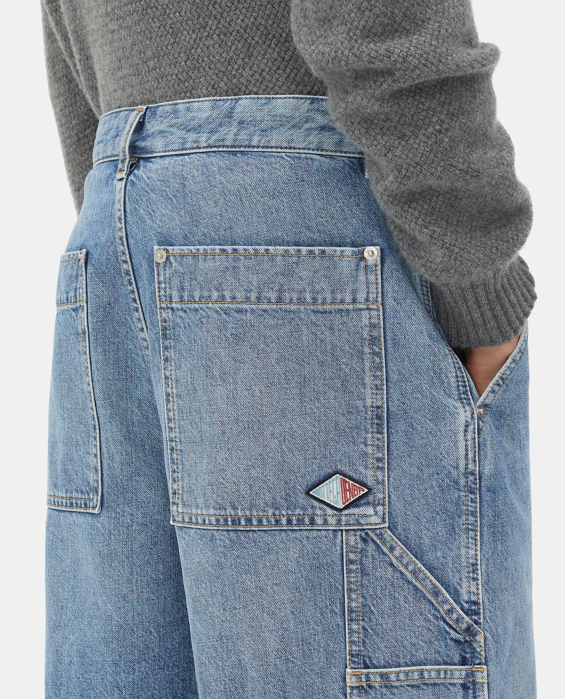 Bottega Veneta Men Bermuda Cargo Denim BOTTEGA VENETA