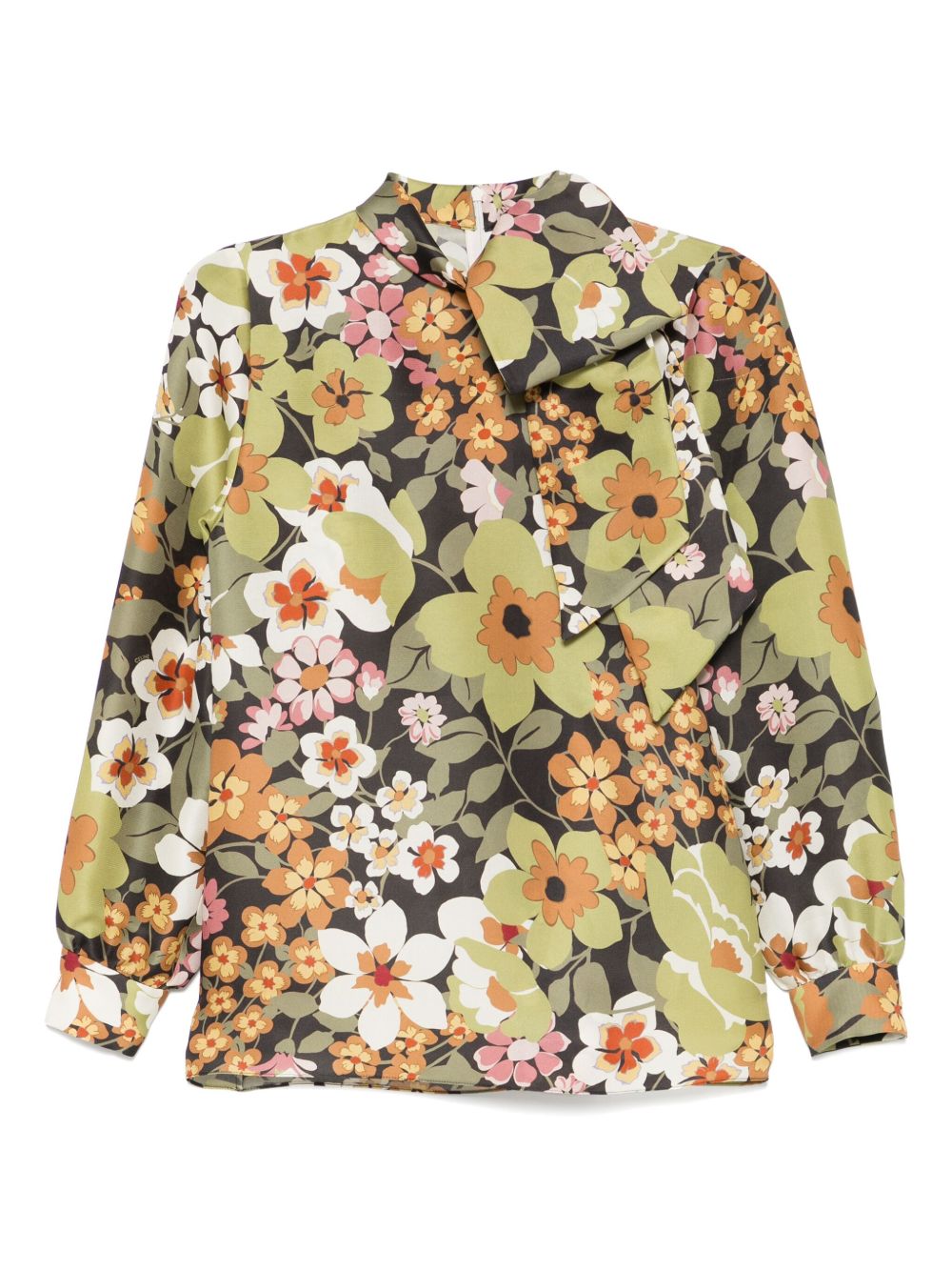 Celine Women Printed Silk Shirt CELINE