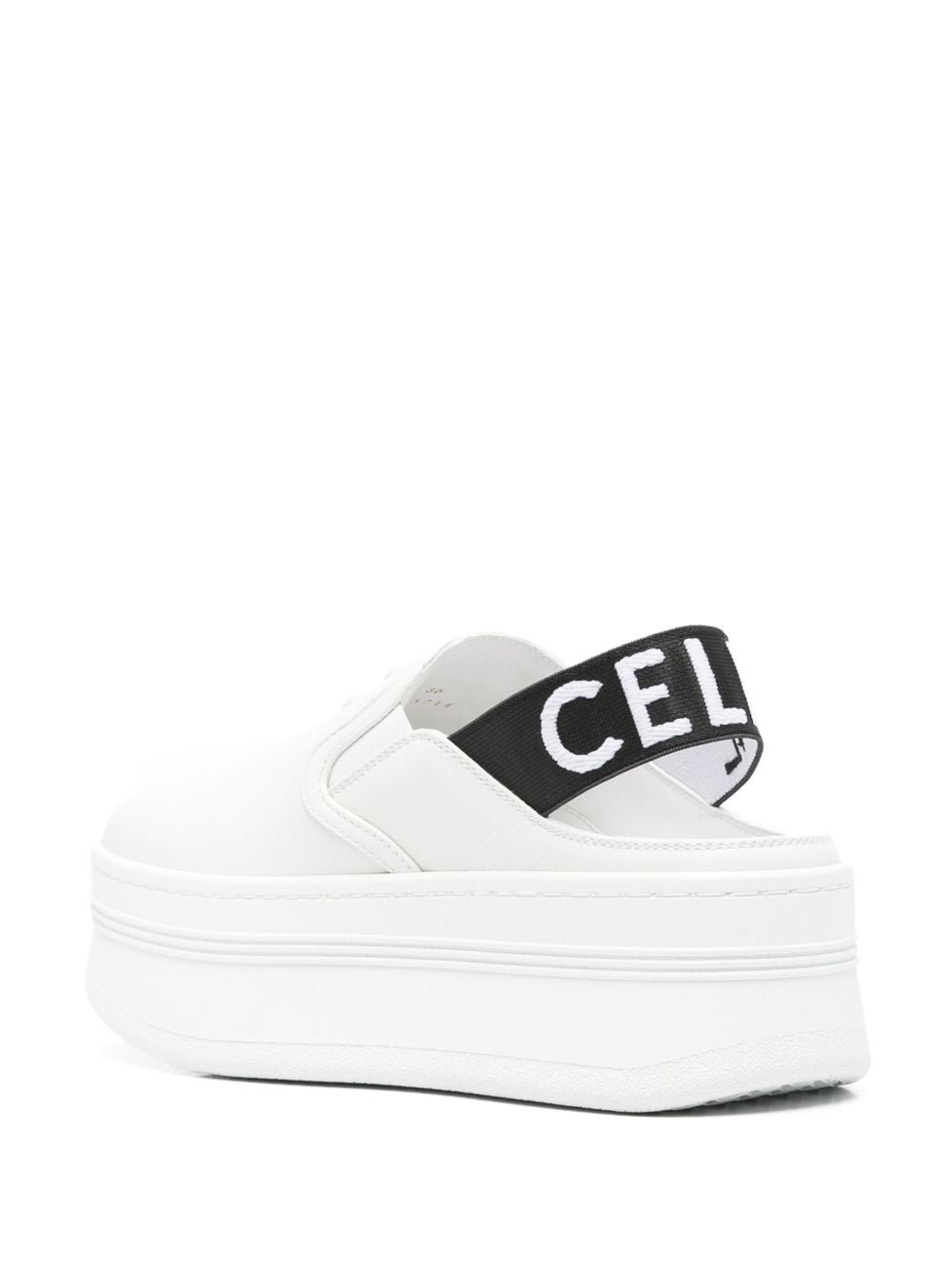 Celine Women Block Leather Slippers CELINE