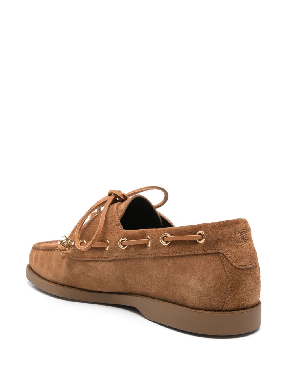 Celine Men Bateau Leather Boat Shoes CELINE