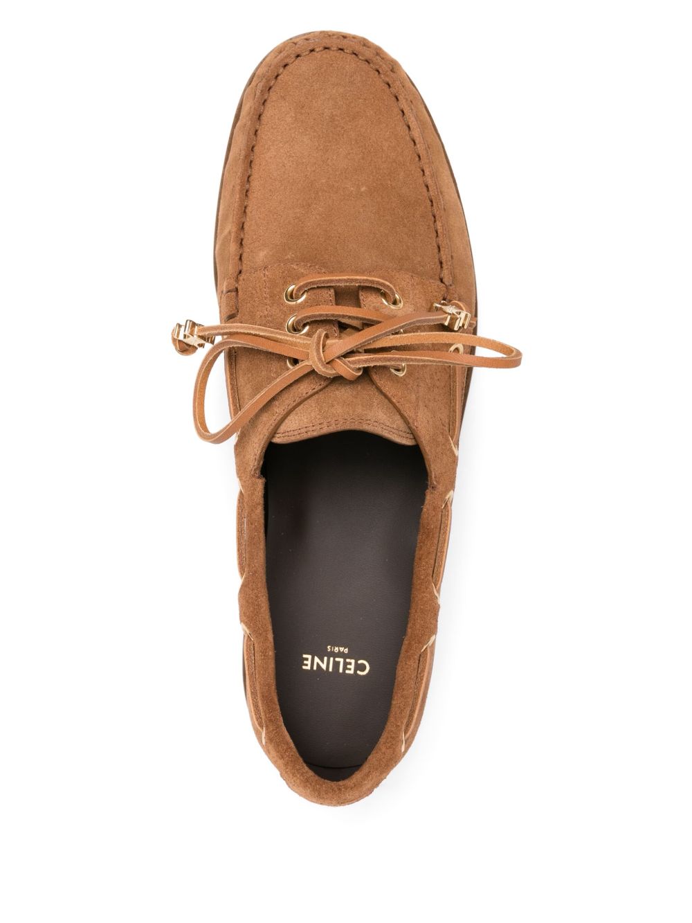 Celine Men Bateau Leather Boat Shoes CELINE