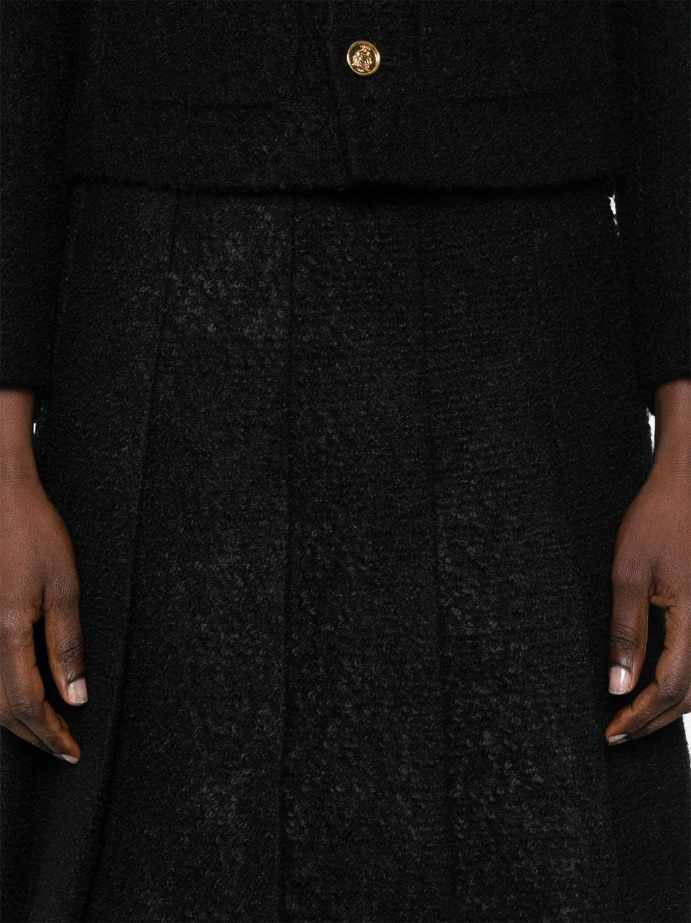 Celine Women Wool Pleated Skirt CELINE