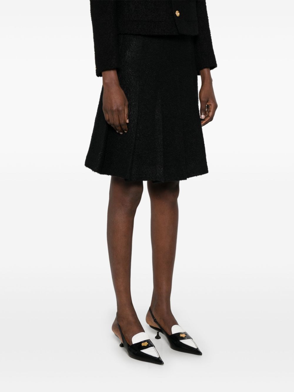 Celine Women Wool Pleated Skirt CELINE