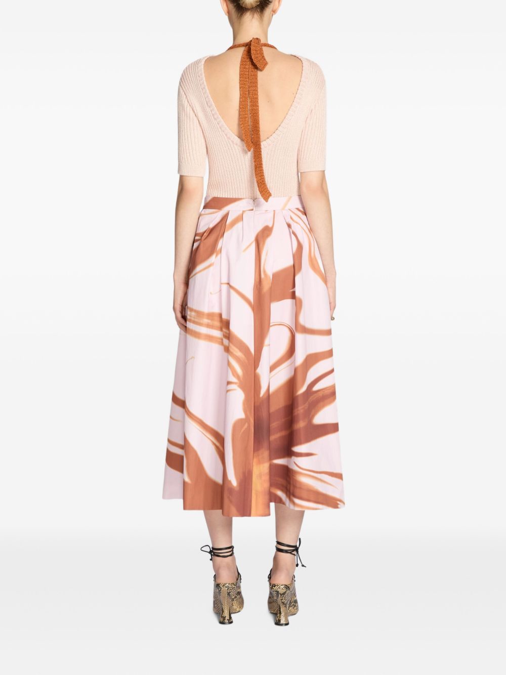 Dries Van Noten Women Soni Printed Midi Skirt DRIES VAN NOTEN