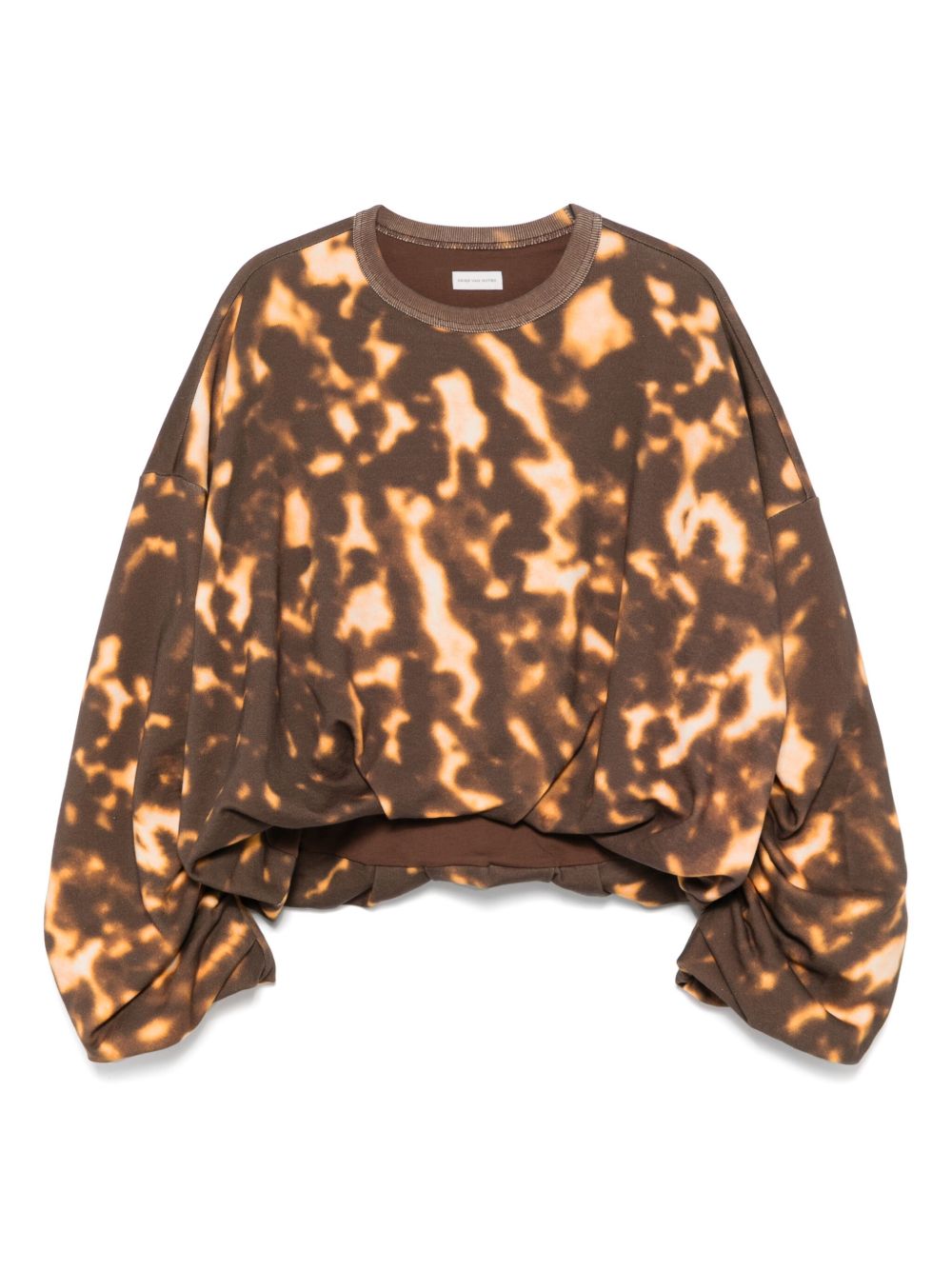 Dries Van Noten Women Hannet Printed Cotton Sweatshirt DRIES VAN NOTEN