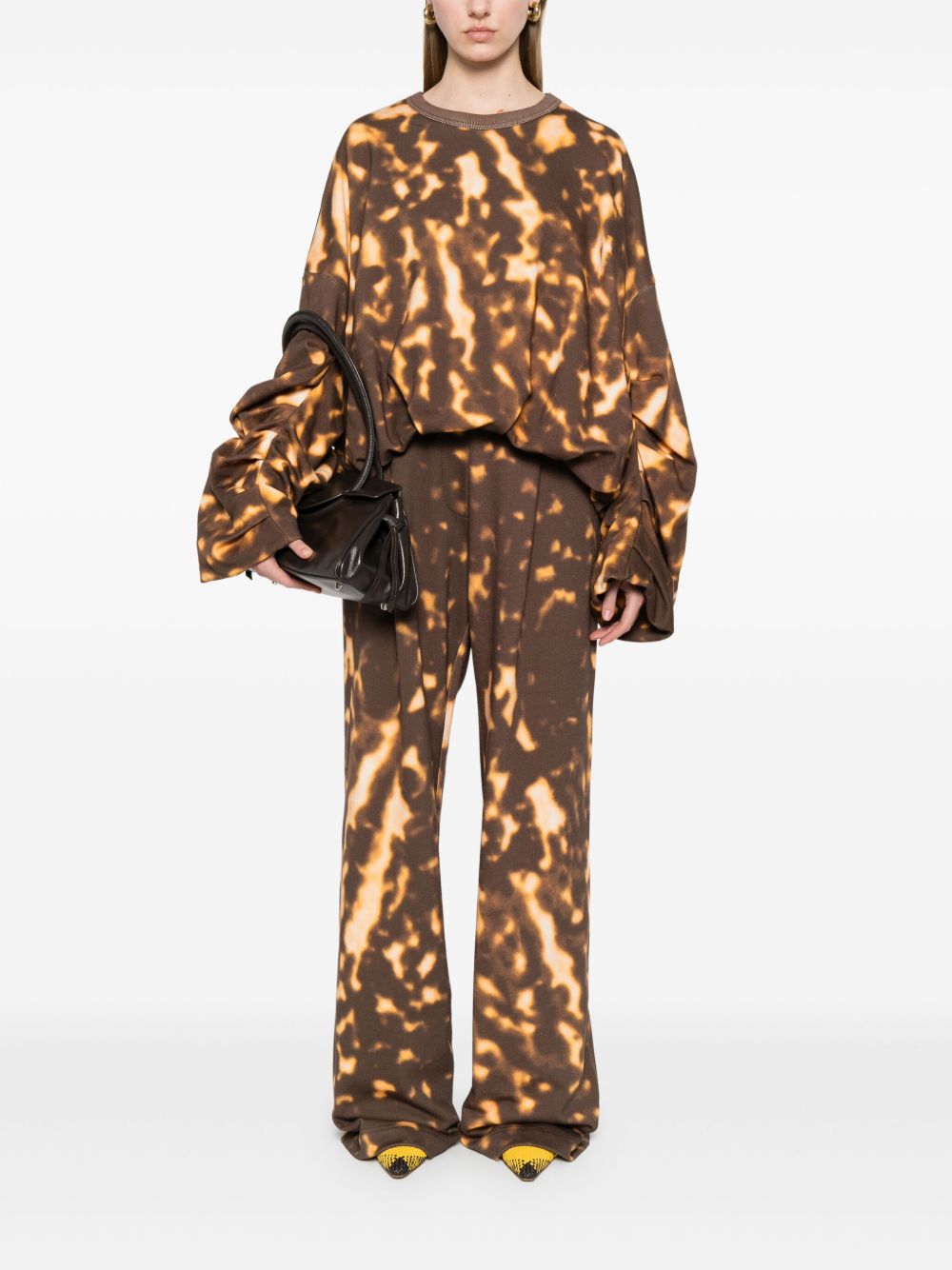Dries Van Noten Women Hannet Printed Cotton Sweatshirt DRIES VAN NOTEN