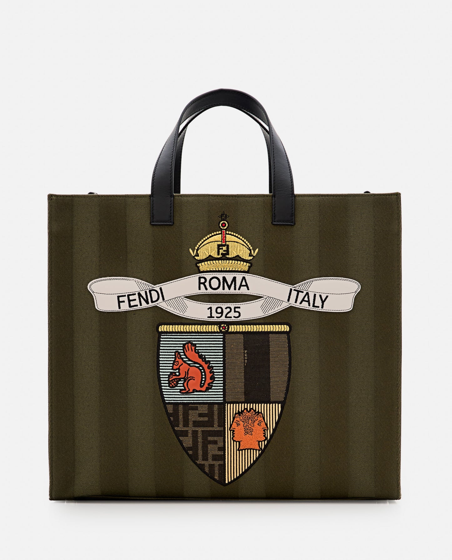 Fendi Men Shopping Bag Canvas Pequin FENDI