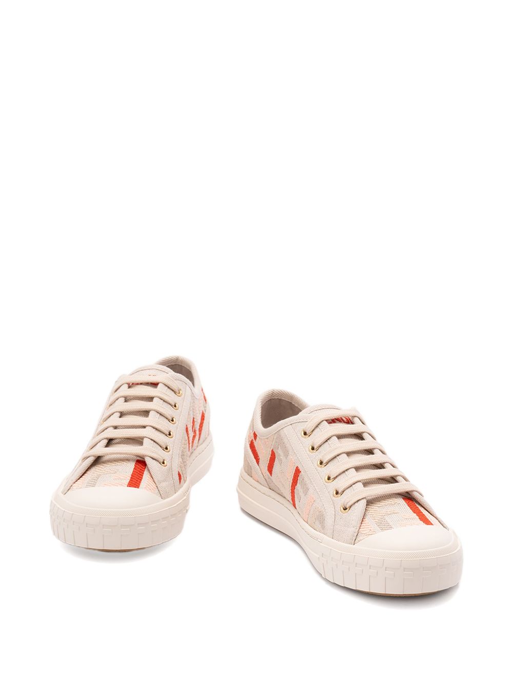 Fendi Women Domino Canvas Sneakers FENDI