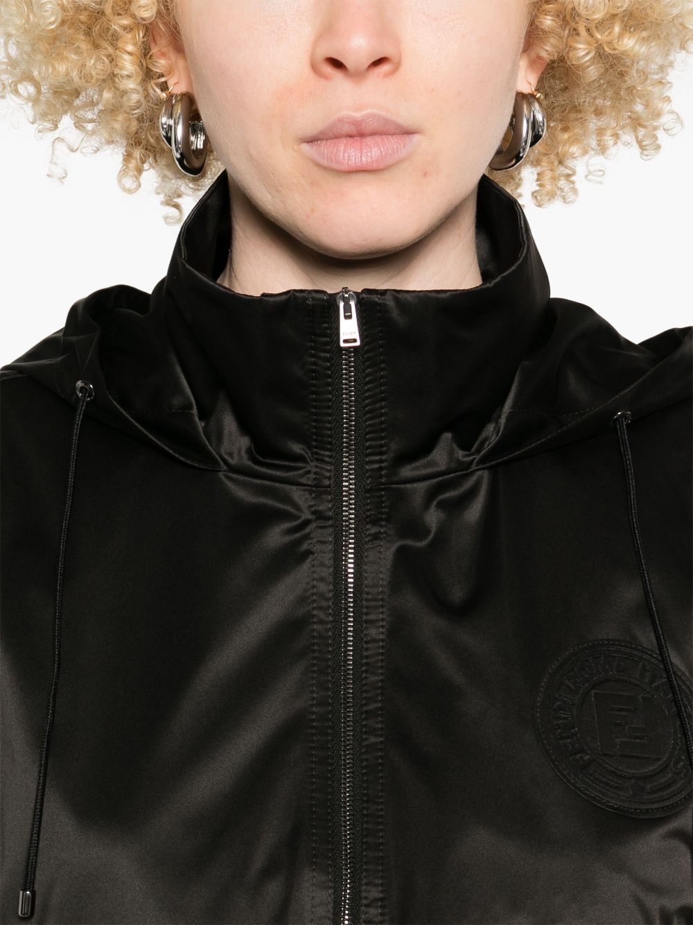 Fendi Women Hooded Zipped Vest FENDI