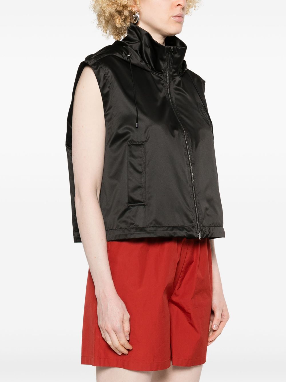 Fendi Women Hooded Zipped Vest FENDI