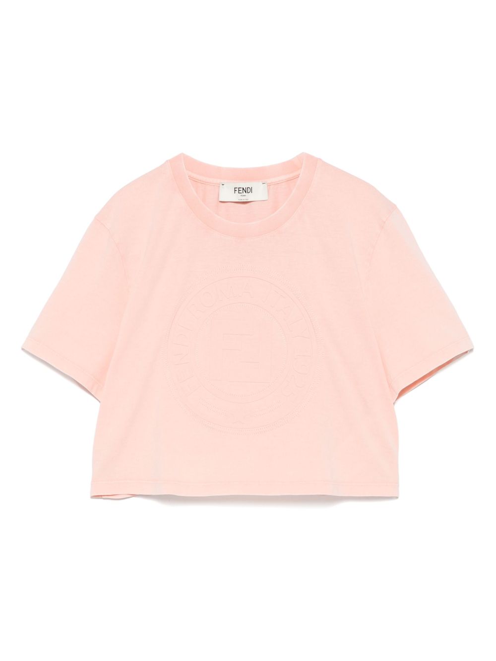 Fendi Women Logo Cotton T-Shirt FENDI