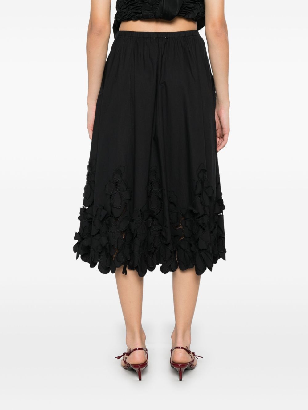 Forte Forte Women Embroidered Cotton Skirt FORTE FORTE